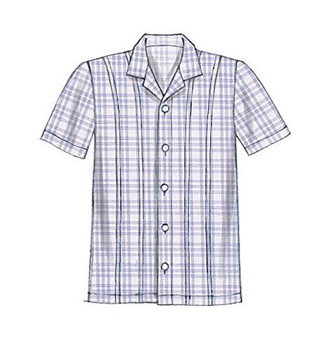 McCall's Patterns M7206 Men's Shirts Sewing Template, MZZ (42-44-46-48) - Thumbnail 2