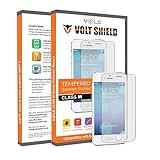 iPhone 5S Screen Protector, iPhone 5 Screen Protector Volt Shield iPhone 5S 5 5C Glass Screen Protector [tempered glass] Bubble-free Scratch Proof High Definition (HD) Ultra Clear Easy to Install