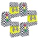 VDESFUEBY 20 Packs Checkered Racing Treat Bags Race Car Theme Party Favors for Sports Event and Kids Birthday Supplies