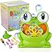 CPSYUB Bubble Machine, Premium Non-Toxic ABS & Automatic Durable Frog Bubble Blowers Toys Kids Parties & Pets, 580 Bubbles per Minute, Simple Easy to Use