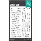 Spellbinders Banner Days Set Clear Stamps