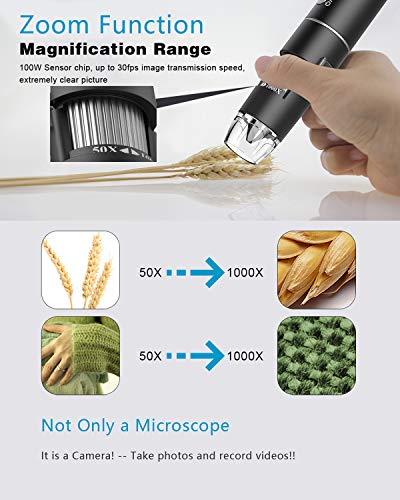 2 Microscope+Magnification+Inspection+Compatible+Smartphone