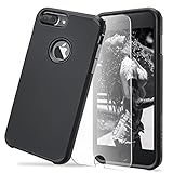 Toobe iPhone 7 Plus Case Ultra Armor Shock Absorbing Heavy Duty Dual Layer Case Protection With Free Scree Protector For iPhone 7 Plus/ iPhone 6S Plus, Smart Black