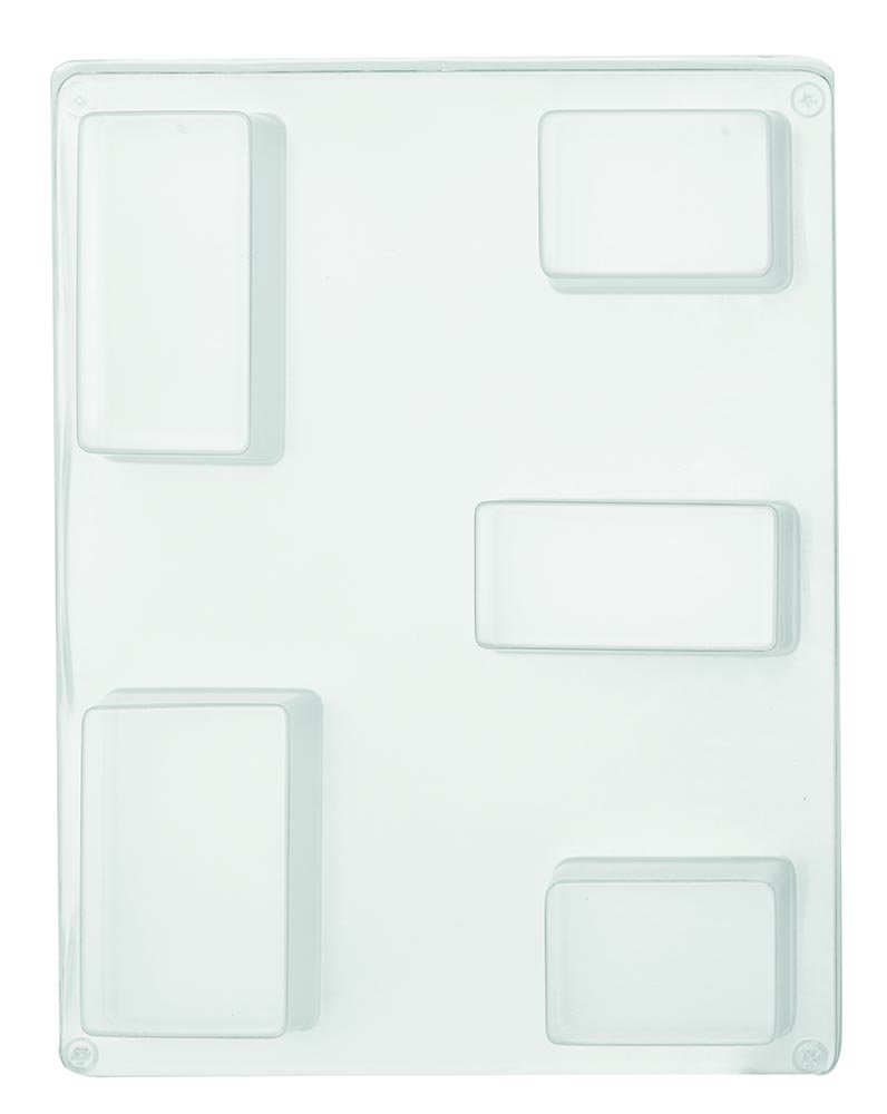 GLOREX 6 1600 Mould, rectangular, 4St.