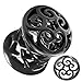 bodyjewellery 2g 2 Gauge 6mm Black Double Flare Ear Plugs Flesh Tunnels AFXO Ear s Stretching Piercing BKT018
