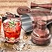 All-inclusive Bar Set | Professional Home Bartender Cocktail Shaker Set | Includes a Recipe Book & All Necessary Bar Tools and Accessories | Impressive Gift for Men! (Brushed Copper)