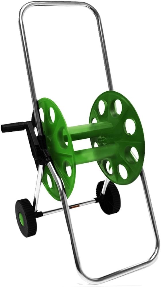 Oakdene Garden Hose Trolley Portable Cart Integrated Wheels Revolving Connector
