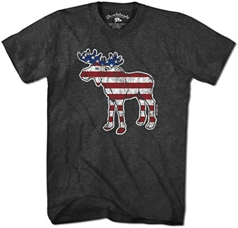 'Merica Moose T-Shirt by Chowdaheadz - M