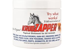 Tack Shack of Ocala Karla's Original Krud Zapper Topical Oinment, Topical Ointment for Horses, Wound Ointment, Wound Ointment for Horses, Krudzapper for Horses (8oz)