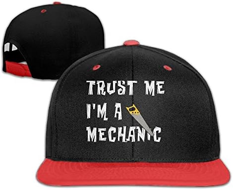 Trust Me, I'm A Mechanic Rock Climbing Adjustable Baseball Red