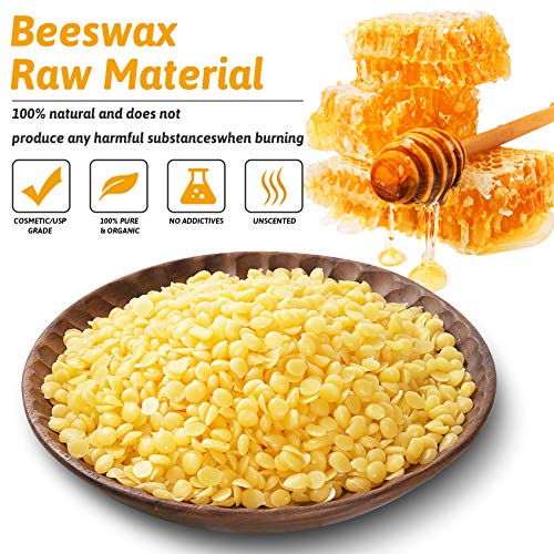 Tobeape DIY Candle Making Kit Supplies for Adults Kids DIY Starter Gift | Easy for Beginners to Make Scented Beeswax Jar Candles with Candle Making Craft Tools