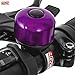 Arltb Mini Aluminum Bike Bell 20-22mm for Kids Durable Crisp Loud Anti Rust Fit Mini Bicycle Bells Handlebars Horn Accessories (5 Colors)