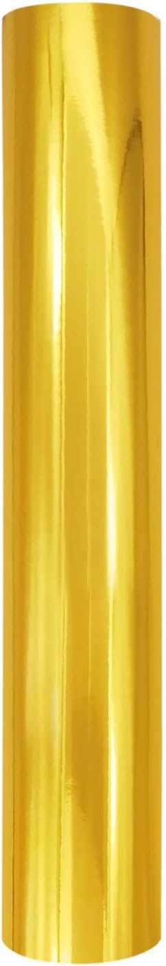 TECKWRAP Chrome Gold Adhesive Vinyl Roll 1ft x 5ft, Permanent Vinyl Gold for Crafts Signs, Stickers - Image 3