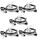 Retevis 2 Pin Acoustic Tube Headset Mic with PTT 2 Way Radio Headset for Baofeng UV-5RA UV-82 Retevis H-777 RT22 Arcshell AR-5 Walkie Talkies (5 Pack) primary
