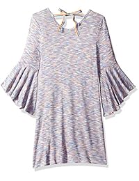 Amy Byer - Vestido de campaña grande para niña con detalle en la parte trasera de la corbata