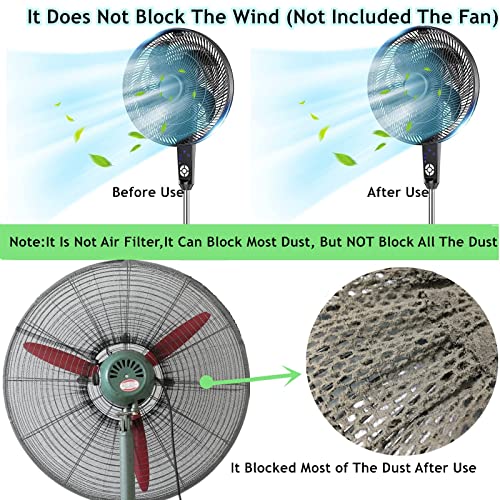 2 PACK Fan Cover for 30 Inch Industrial Pedestal Fan,Fan Dust Cover for Kids Children Finger Protection,Fan Mesh Cover for 30