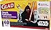 Glad Zipper Food Storage Snack Bags - Star Wars - 40 Count