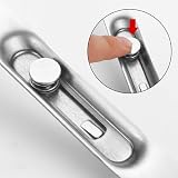 ZEWENWENHUA 2 Pack 4 Inch Flush Stainless Steel Door Bolt Security Latch view 3