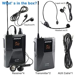 EXMAX UHF-938 UHF Acoustic Transmission Wireless