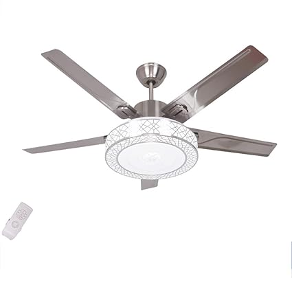 Amazon Com Ceiling Fan Zhaoshunli Light Reversible Stainless