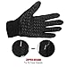 Prodigen Outdoor Winter Gloves Touchscreen Waterproof Warm Gloves Insulated Thermal Gloves for Cycling,Riding,Driving,Running,Biking Sports for Men&Women Black(B-M)