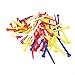 Honbay Golf Tees, 3 1/4-Inch Durable Plastic Cup Shaped Golf Tees, Pack of 100, Assorted Colors
