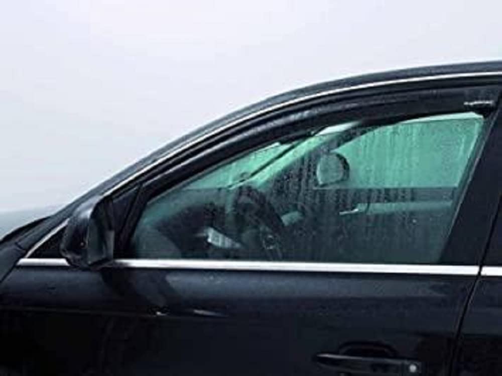 ClimAir Wind Deflectors Black Compatible with Volvo XC60 2008-2016