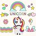 Case for ZTE Zmax Pro,Rainbow Unicorn Horse Shaped Animal Fashion 3D Cute Cartoon Character Protective Skin Soft Rubber Silicone Case Back Cover for ZTE Zmax Pro / ZTE Z981 (6.0