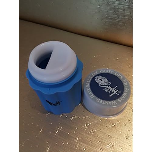 CandyLipz Model D Double Lobed Lip Plumper - Blue Licorice - Lip Plumping tool - Easy to use! collection of cool unique weird amazon gift items