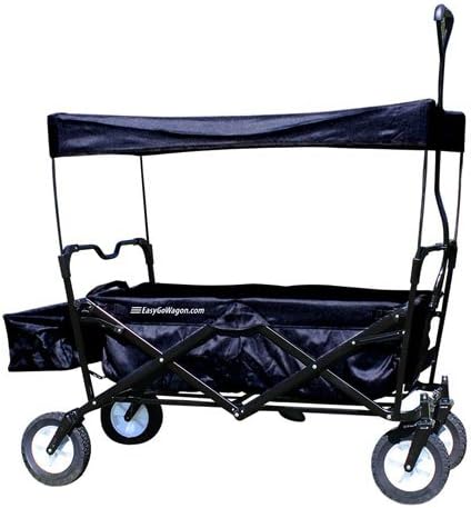 EasyGoWagon Folding/Collapsible Utility Wagon, Black