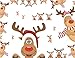 Mozamy Creative Reindeer Christmas Wall Decals - Rudolph Window and Car Decorations