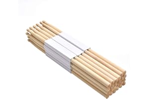 E ELAINFIA FF Elaine Maple 5A Wood Tip Drumsticks 12 Pairs