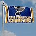 WinCraft St. Louis Blues 2019 Stanley Cup Champions Outdoor Flag and Banner