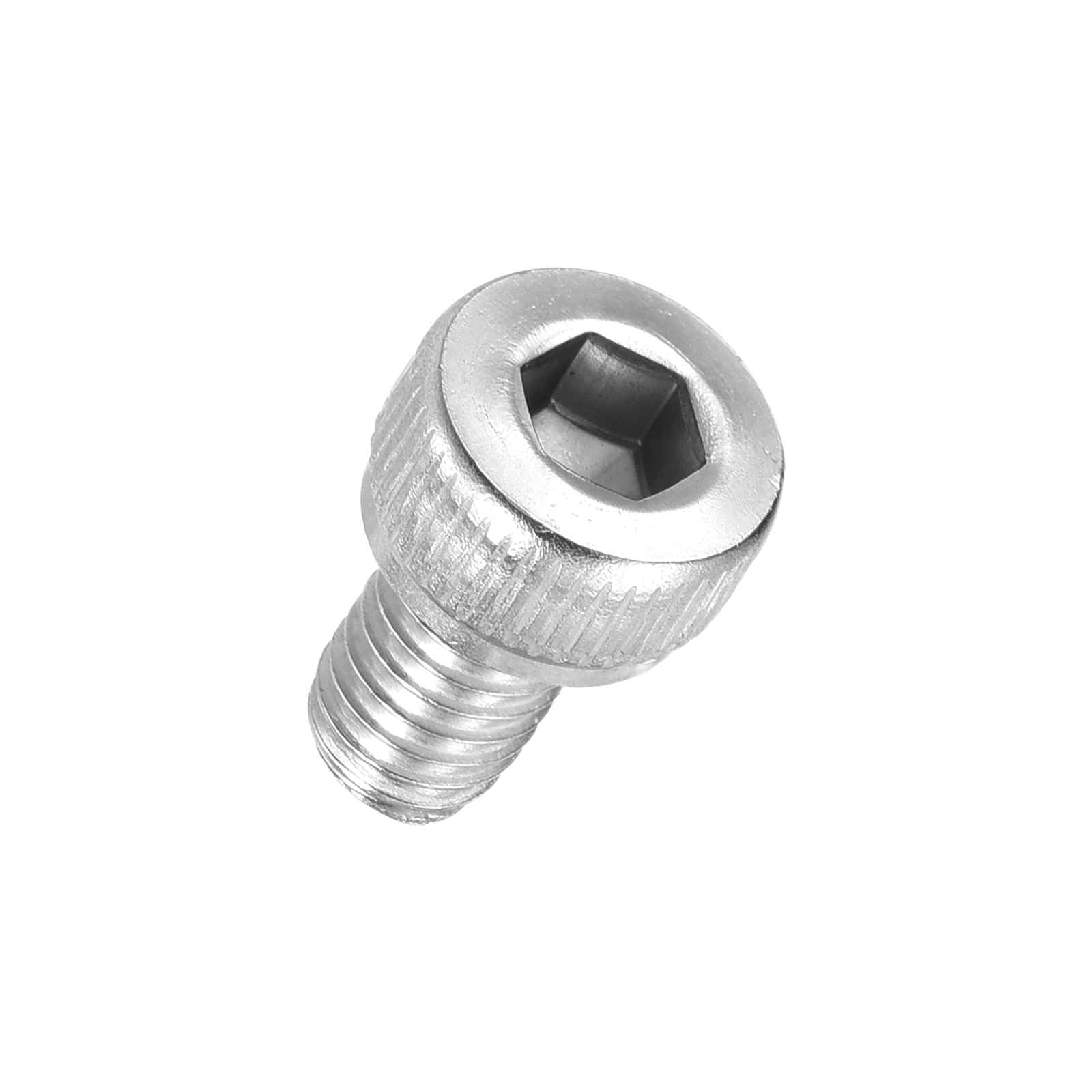 Kozelo 100pcs Socket Head Cap Screws - [M4-0.7 x 6mm] 304 Stainless Steel Allen Socket Drive for Electrical Motor 3D Printing Fan Engine Replacement Use, Silver — image 1