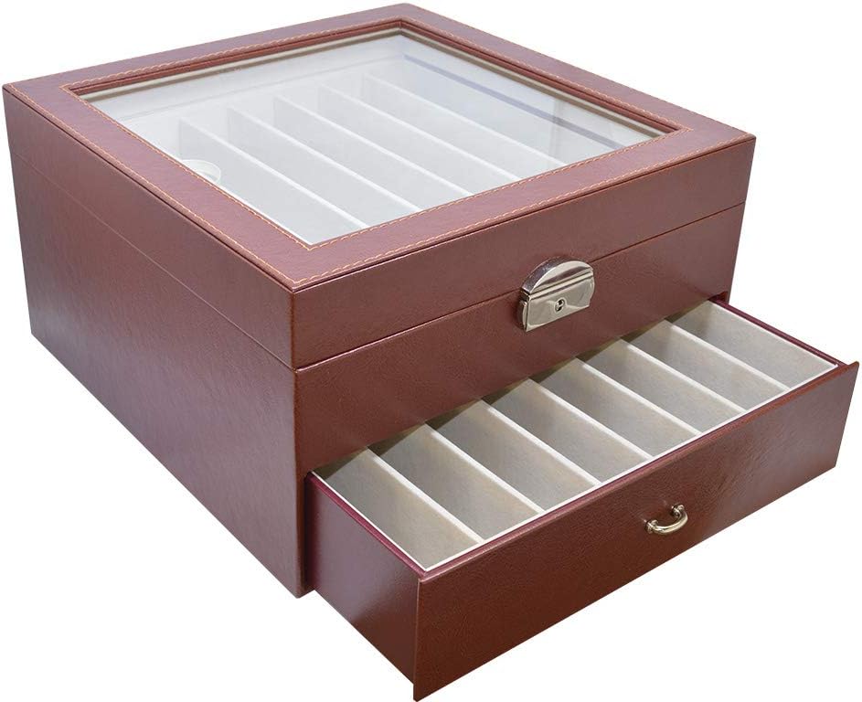 Caja/Vitrina con llave para guardar abanicos: Amazon.es: Hogar