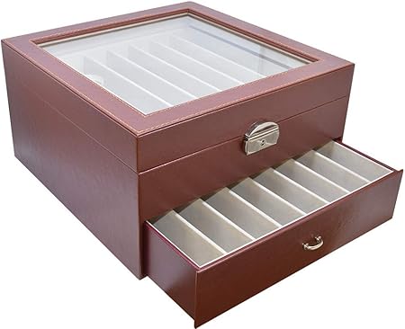 Caja/Vitrina con llave para guardar abanicos: Amazon.es: Hogar