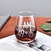 Wine Glass 49 + One Middle Finger 50th Birthday Gift for Men Women Funny Stemless Wine Glass Unique Gifts for Friend Wine Lover Turning 50 Perfect Party Decoration Big Capacity Better Sober Up 15Oz