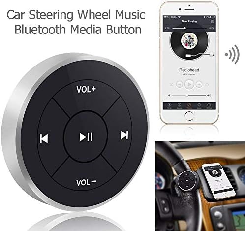 Bt005車のbluetoothマルチメディアコントローラ用iosアンドロイドステアリングホイール音楽bluetoothメディアボタンリモコン 黒 B07mvshsvn 1 0円 セール開催中最短即日発送 新作 人気 送料無料 激安 お買い得 キ フト