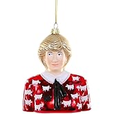 Princess of Wales Diana UK British England Royalty Glass Ornament