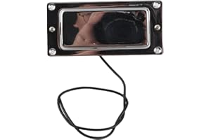 LiebeWH Humbucker Pickup Electric Guitar Pickups Neck and Bridge, Zinc Alloy Mini Humbucker with Ceramic Magnet, 6.5k Resisto