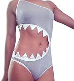 Sandbank Women's One Piece Shark's Mouth Swimsuit Bikini Beachwear Tankini