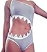 Sandbank Women's One Piece Shark's Mouth Swimsuit Bikini Beachwear Tankini