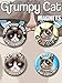 Ata-Boy Grumpy Cat Set of 4 1.25
