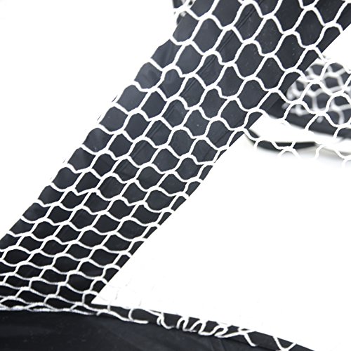 e-joy Porpora Portable Instant Pop-Up Soccer Goal, Nets, Kids Soccer Training Target, Foldable Collapsible Soccer Goals (Set of 2 In Carry Bag Include Cones and Pump), Black - Thumbnail 4