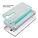 ULAK Case, Dual Layer Rugged Hard Hybrid Protective Case for G3 (D850,T-moble D851)- Mint/Grey