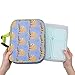 Bentology Lunch Box for Girls - Kids Insulated, Durable Lunchbox Tote Bag Fits Bento Containers, Jars & Bottles, Reusable Back to School Lunch Sleeve Keeps Food Hotter or Colder Longer - Blue Sloth