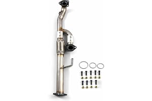 Direct Fit Stainless Steel Exhaust Flex Y Pipe Compatible with Acura MDX 3.5L 3.7L 2003–2013, ZDX 3.7L 2010–2013, Honda Pilot