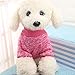 Pet Clothes for Small Dog Girl Dog Boy Soft Warm Fleece Clothing Winter (S, Hot Pink)