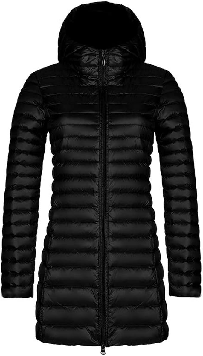 Womens Puffer Coat,Winter Long Lightweight Thin Down Jacket Long