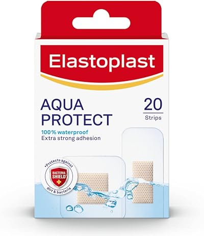 Elastoplast Aqua Protect Plasters 20 Strips Waterproof Adhesive